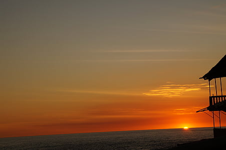 El Salvador, Playa, Dom, cielo, puesta de sol, inspiración, vacaciones