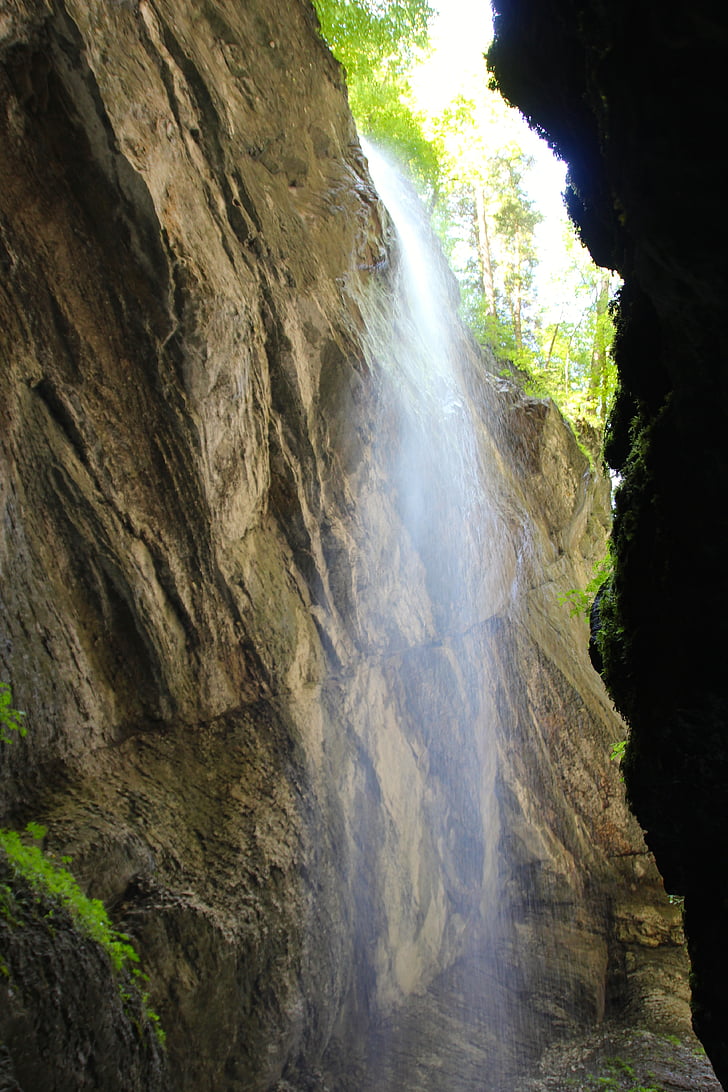 vattenfall, Partnachklamm, floden, Racing, Garmisch partenkirchen, Gorge, Rock
