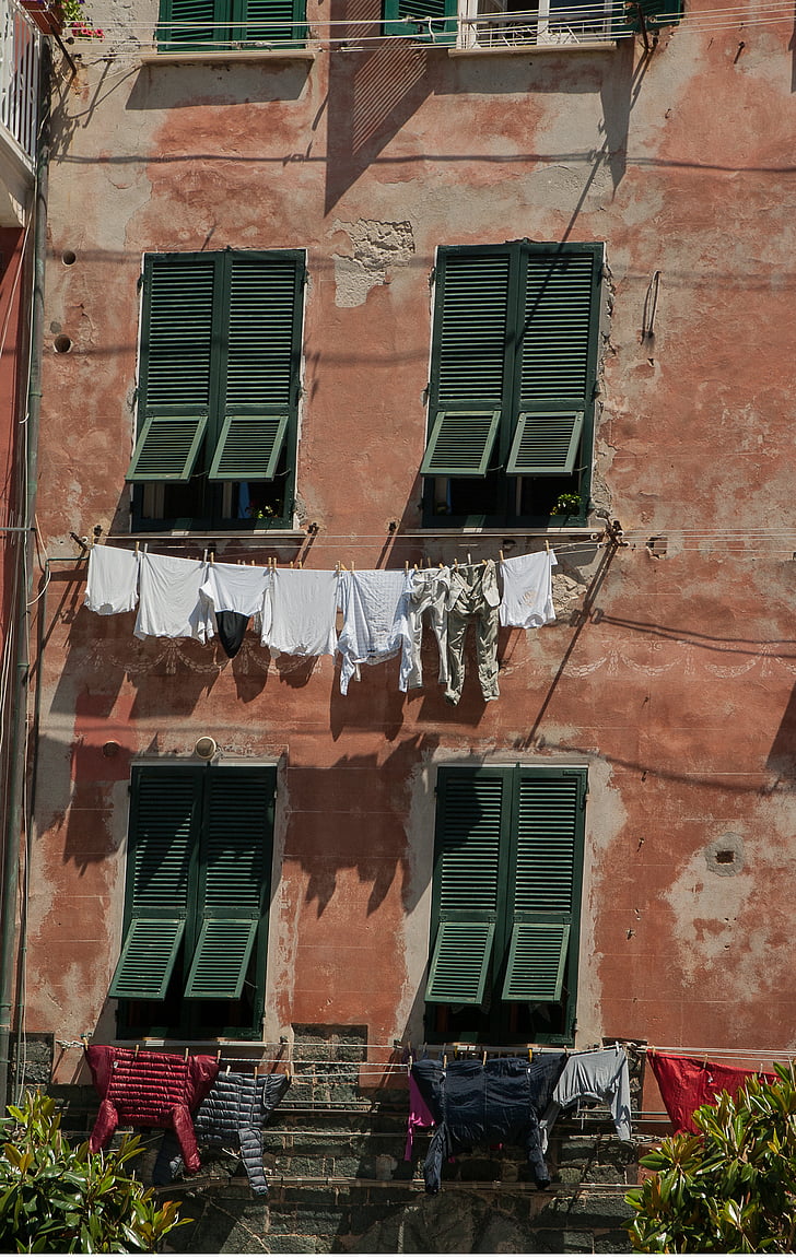 italy, shutters, dryer, laundry