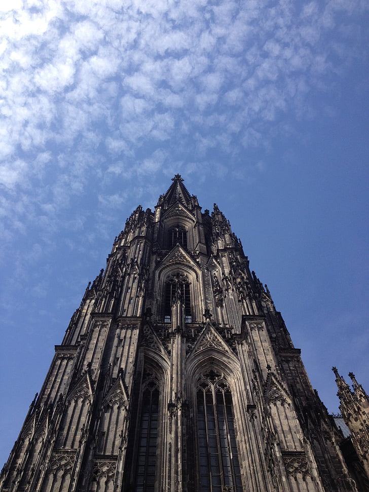Cologne, Dom, fasad, bangunan, Jerman, secara historis