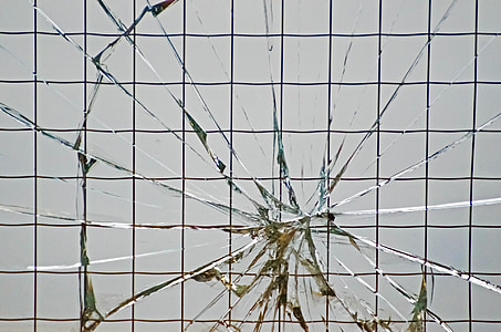 Hintergrund, Verstoß gegen, zerbrochenes Glas, Crack, Design, Zerstörung, Emotion