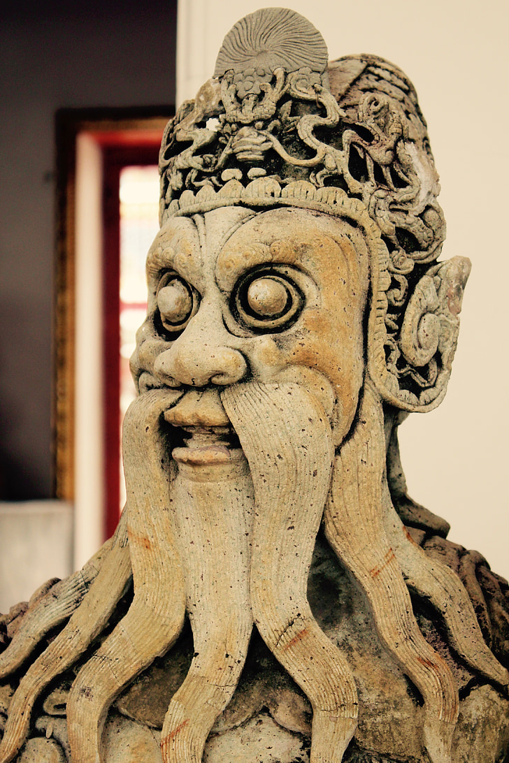 Confuci, estàtua, Xina, escultura, figura de pedra, Temple complex, Àsia