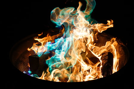 消防, 火焰, 木炭, 火山灰, 吸烟, 热, 篝火