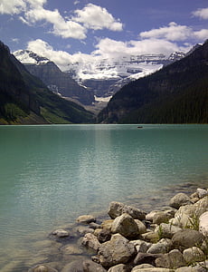 Lacul louise, Lacul, Canada, natura, munte, apa