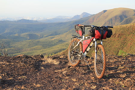 pyörä pakkaus northpak, ajan matkailun, pyörä, Mountain, seikkailu, Luonto, Polkupyörä