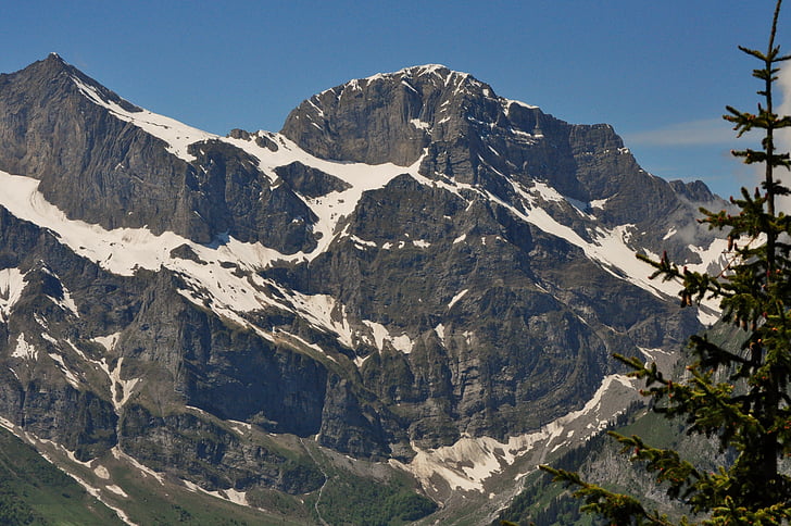 Suíça, Alpina, grupo de montanha, Alpes suíços, paisagem, Alp, Panorama