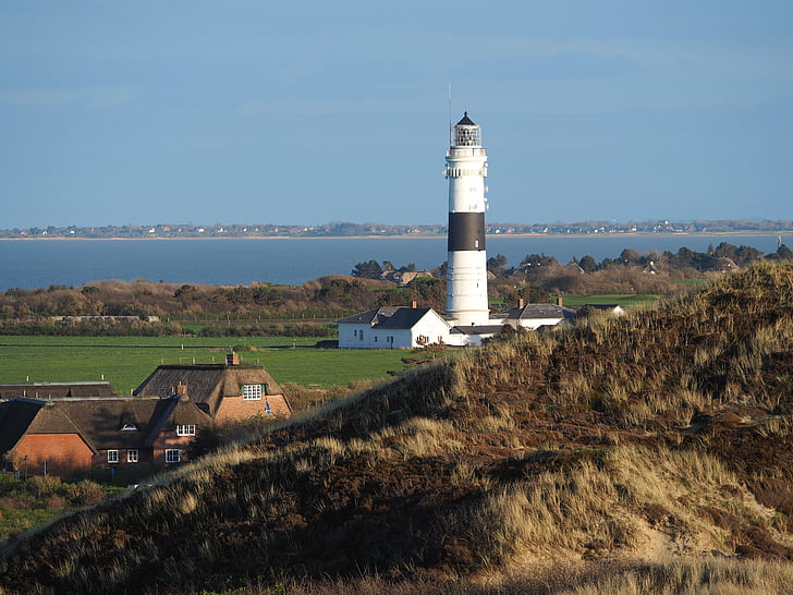 Lighthouse, Sylt, nordlige friesland, ø