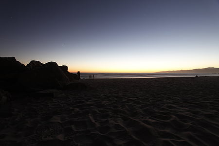 海滩, 黎明, 晚上, 关西, 洛杉矶, 早上, 自然