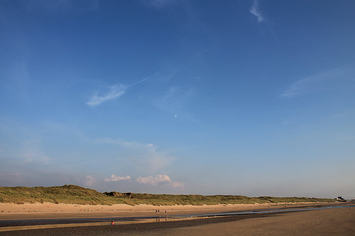 Severní moře, pláž, Nizozemsko, svátek, pobřeží, písečná pláž, léto
