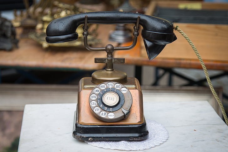 telefon, razgovor, komunikacija, veza, komunicirati, telefon, starinski
