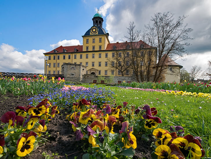 Castelo de Moritz, Zeitz, Saxônia-anhalt, Alemanha, Castelo, Schlossgarten, atrações em moritzburg