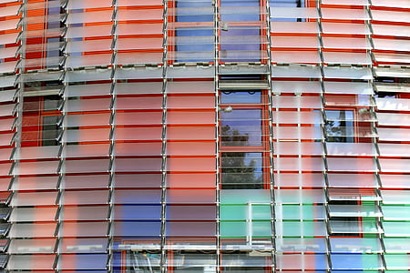 Торре Агбар, Барселона, Іспанія, Офісна будівля, Архітектура, переднє вікно, вікно