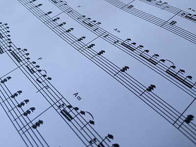 notalar, notenblatt, müzik, nota anahtarı, kompozisyon, porteler, müzik parçası
