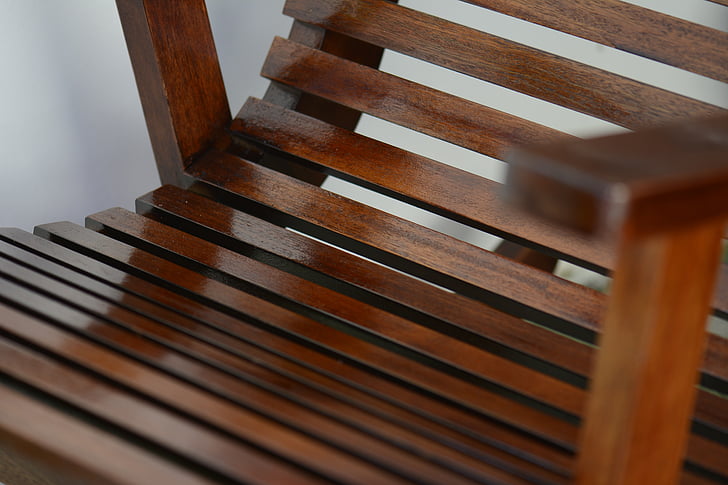 silla, madera, balance