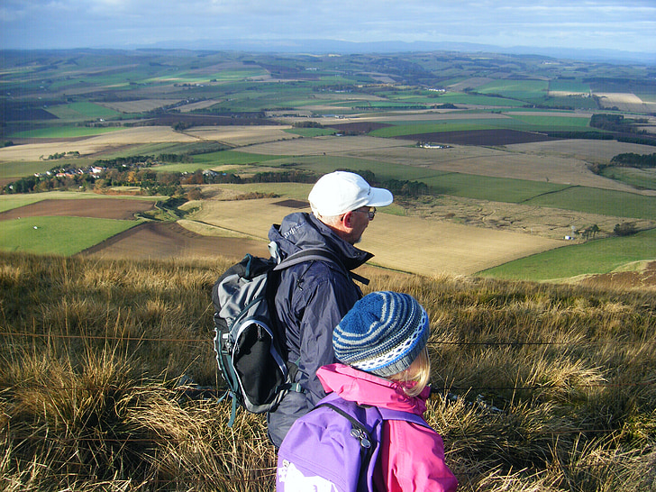 Scozia, colline, hillwalking, colline scozzese, trekking, escursionismo, Panorama
