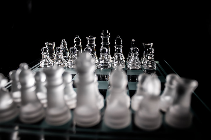 ajedrez, king, chess, game, competition, black, intelligence