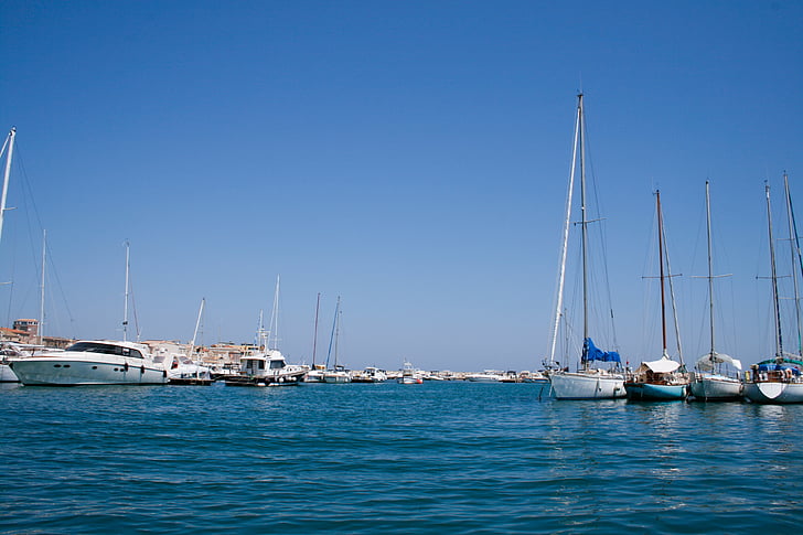 łodzie, Marina, Bay