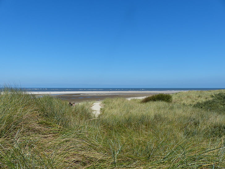 Langeoog, East frisia, ostrov, pobřeží, Severní moře, Já?, slaný vzduch