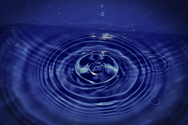drop of water, wave, wet, circle, waves circles, vibrations, drip