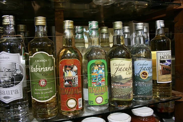 steklenica, steklenice, Cachaça, Pinga, pijače, pijača, alkohol
