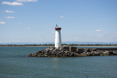 lighthouse, sea