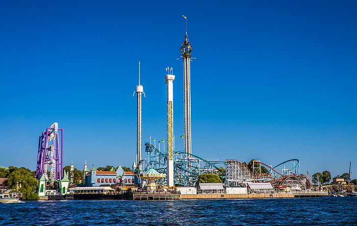 amusement park, stockholm, sweden, europe, swedish, outdoor, gamla