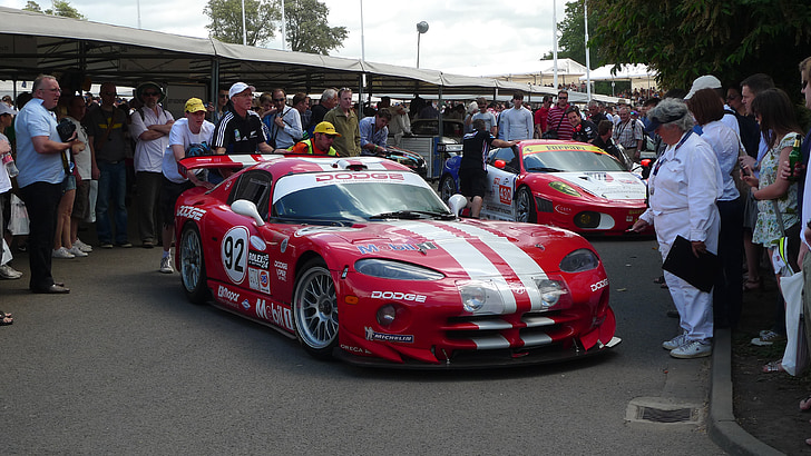 sports car, dodge viper, goodwood, festival, muscle, performance