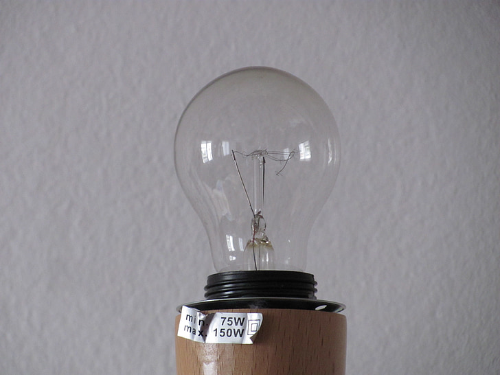 light bulb, light, energy, lamp