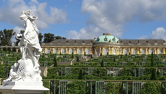 Saksa, Potsdam, historiallisesti, matkailukohde, Mielenkiintoiset kohteet:, sanssoucci, suljettu sanssouci