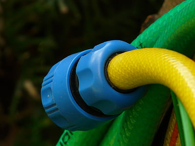 tubo flessibile, tubo flessibile di giardino, irrigazione, acqua, iniettare, Casting