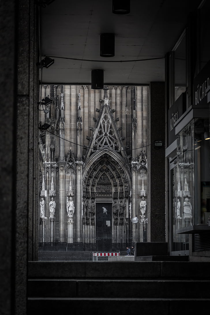 Nhà thờ, Cologne, cái bẫy, bằng cách đi bộ, băng đảng, kiến trúc, lịch sử