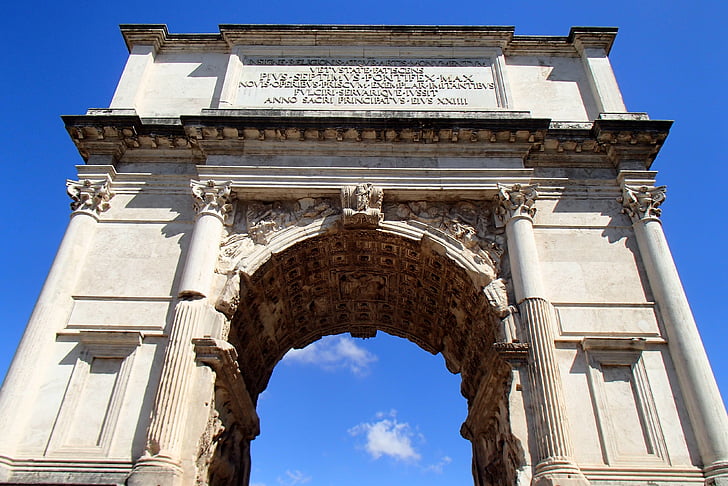 rome, sculpture, triumphal arch