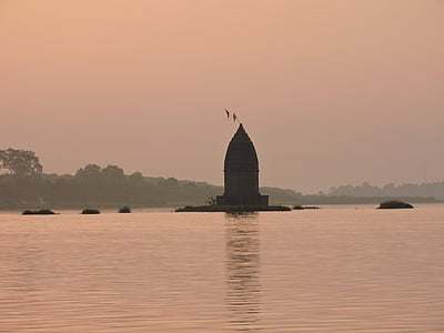 maheshwar, Ναός, Ποταμός, νερό, ορόσημο, θρησκευτικά