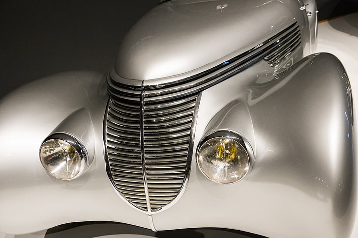Auto, 1938 Hispano-Suiza h6b xenia, Art-Deco-, Automobil, Luxus, Scheinwerfer, Chrom