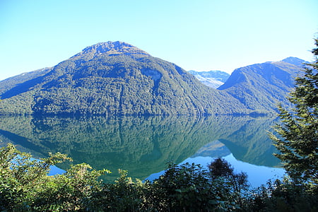 нов, Зеландия, езеро, природата, Милфорд, планински, scenics