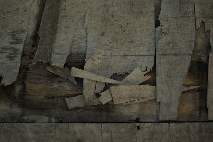 fusta, trencament, esquerdat, textura, passeig marítim, escultura, cruixit