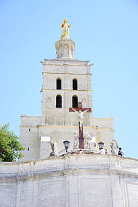 Catedral notre-dame-des-doms, Cruz, cristão, Cristianismo, fé, Figura, dourado