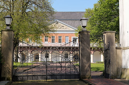 Schloss, Ziel, Eingang, historisch, Ostfriesland, Aurich, Tourismus