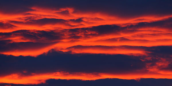 сірий, помаранчевий, небо, Анотація, фоновому режимі, Хмара, хмари
