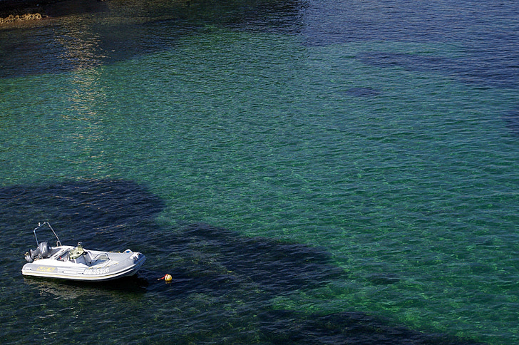 Korsykański, morze, niebieski, Natura, wakacje, po stronie, Francja