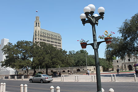 San antonio, au Texas, Centre ville, ville, bâtiment, paysage urbain, bâtiments