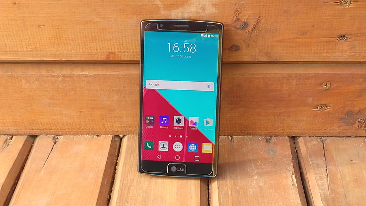 LG, smartphone, G4, Android, si, dispositivo, schermo