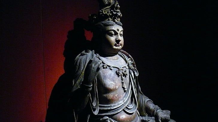 Shanghai, museet, Buddha statyer