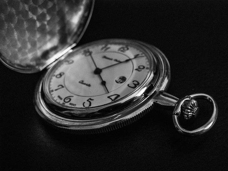 pocket watch, hour s, time