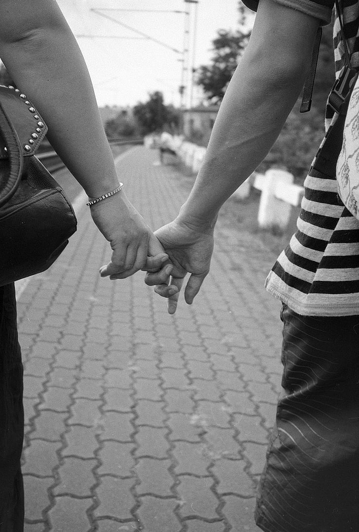 tangan memegang, pecinta, beberapa, Cinta, beberapa berpegangan tangan, romantis, Romance