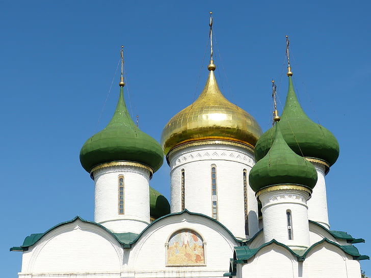 Oroszország, Suzdal, arany gyűrű, történelmileg, templom, kolostor, ortodox