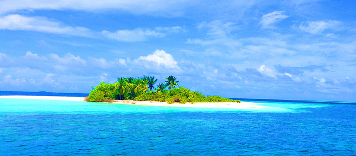 Maldiverne, Beach, ø, ferie, ferie, South sea, ensomhed