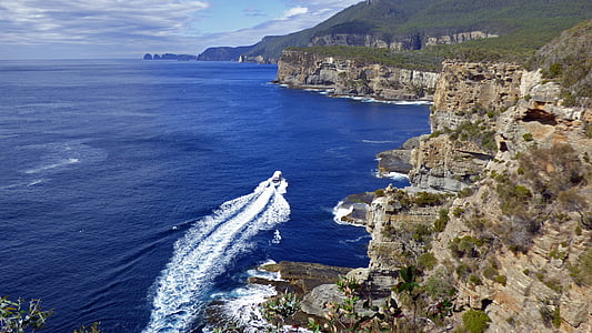 Tasmania, Arka Tasman, Pantai, Australia, batu, Taman, Lookout