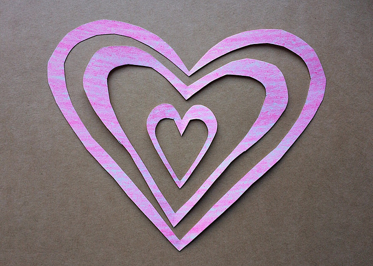 día de San Valentín, San Valentín, papel, corazones, artesanías