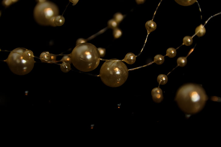 beads, artificial pearls, deco, decoration, decorative, ornament, table decorations